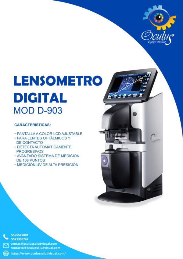 LENSOMETRO DIGITAL Lensometro digital D-903