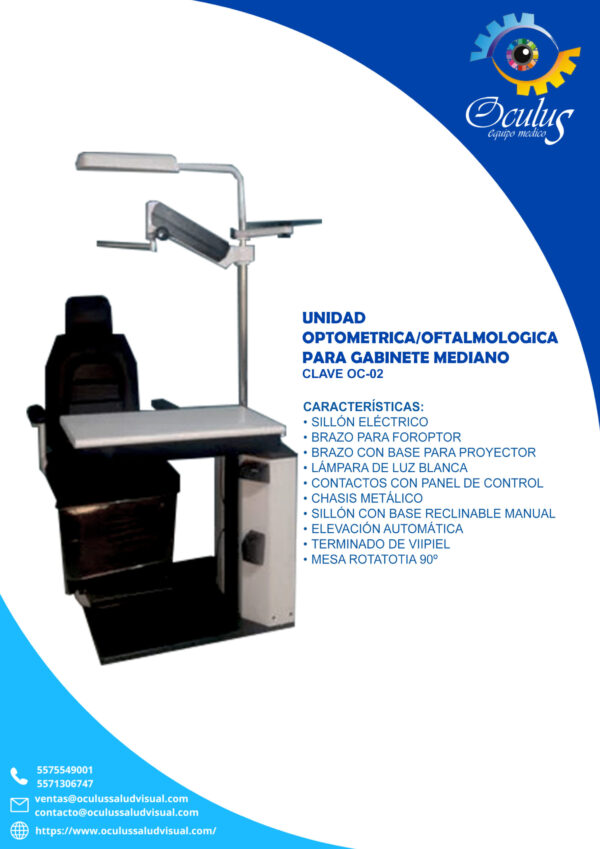 OC-02 Unidad optometría / oftalmología OC-02