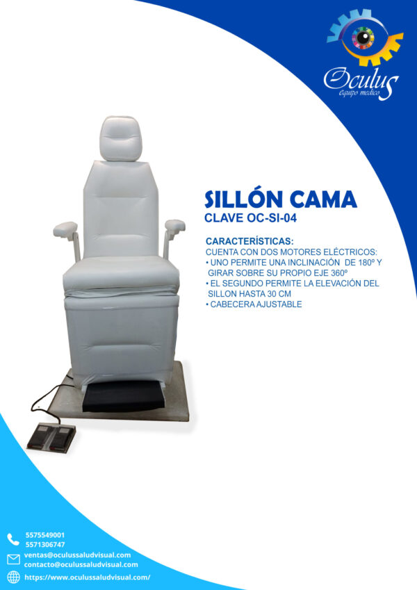 Sillón cama eléctrico