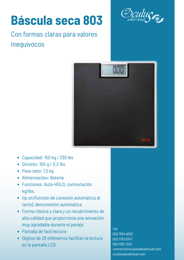 Báscula seca 803 Báscula seca 803