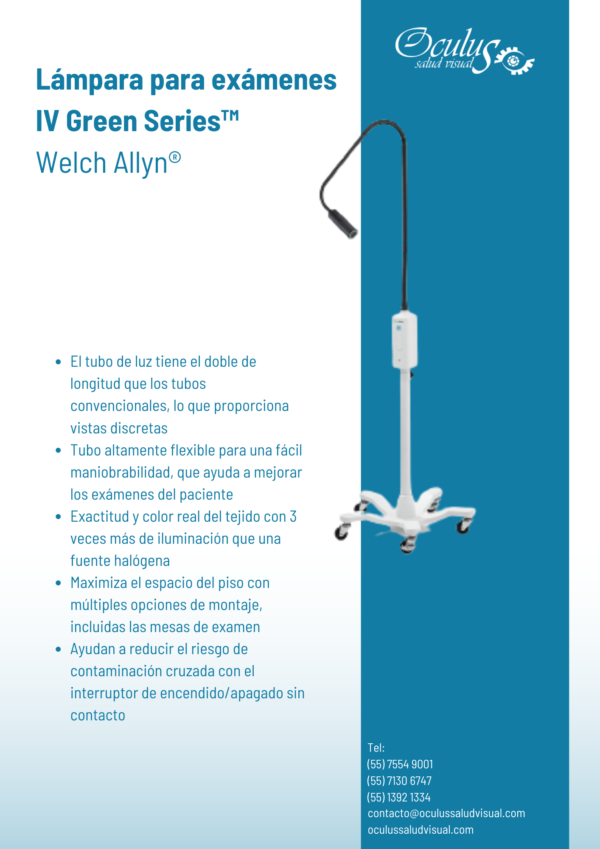 Lámpara para exámenes IV Green Series™ Lámpara para exámenes IV Green Series™