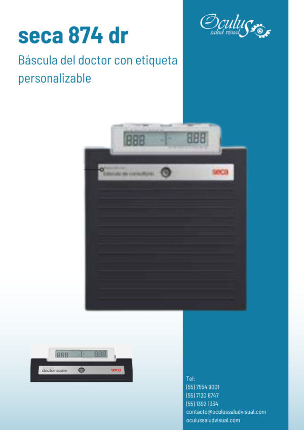 seca 874 dr seca 874 dr Báscula del doctor con etiqueta personalizable