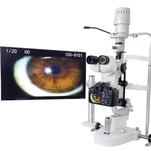 Lámpara de hendidura LS-4 5X con sistema de video